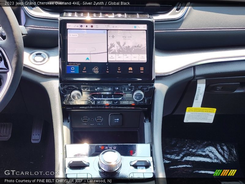 Silver Zynith / Global Black 2023 Jeep Grand Cherokee Overland 4XE