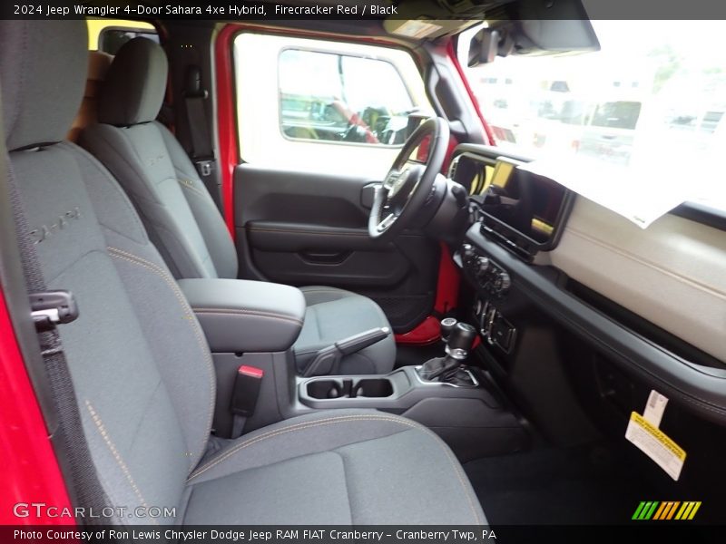 Firecracker Red / Black 2024 Jeep Wrangler 4-Door Sahara 4xe Hybrid