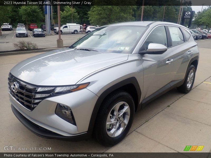 Shimmering Silver / Gray 2023 Hyundai Tucson SE AWD