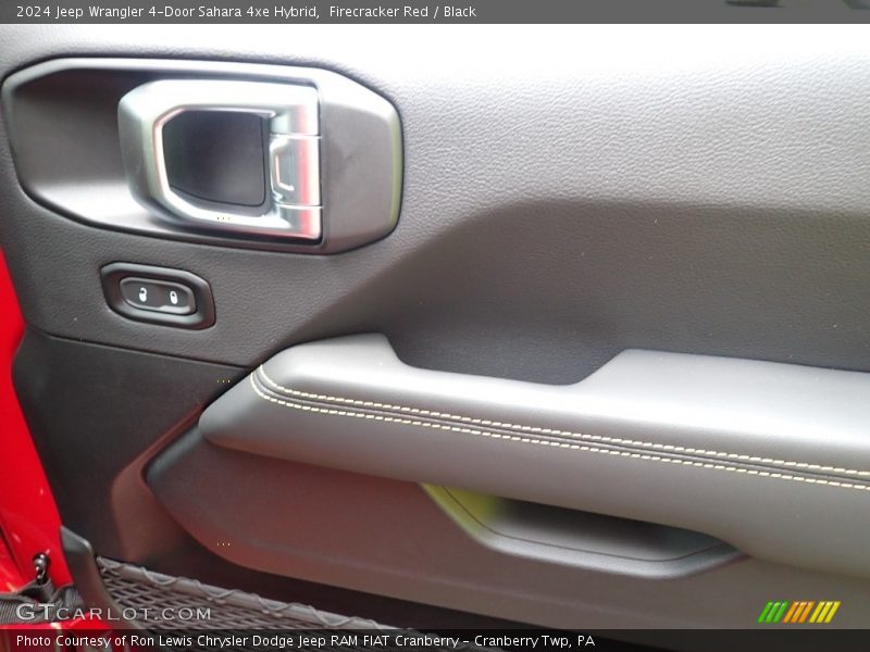 Firecracker Red / Black 2024 Jeep Wrangler 4-Door Sahara 4xe Hybrid