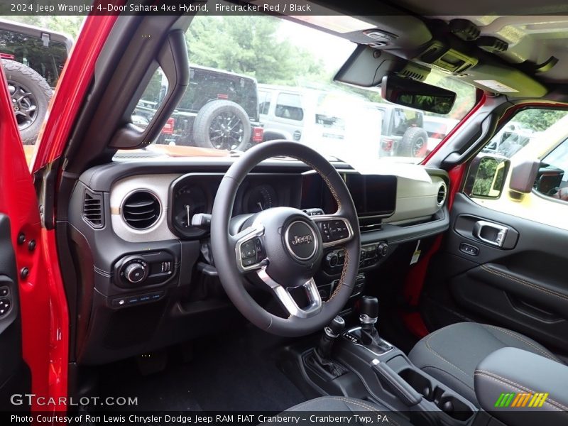 Front Seat of 2024 Wrangler 4-Door Sahara 4xe Hybrid