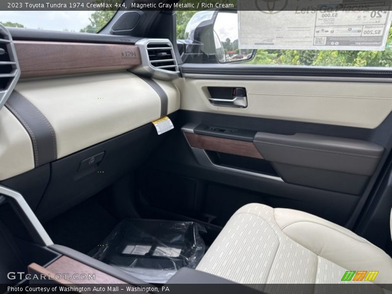 Front Seat of 2023 Tundra 1974 CrewMax 4x4