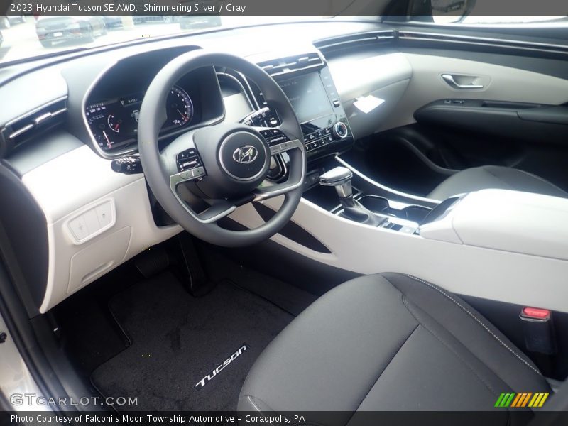 Shimmering Silver / Gray 2023 Hyundai Tucson SE AWD
