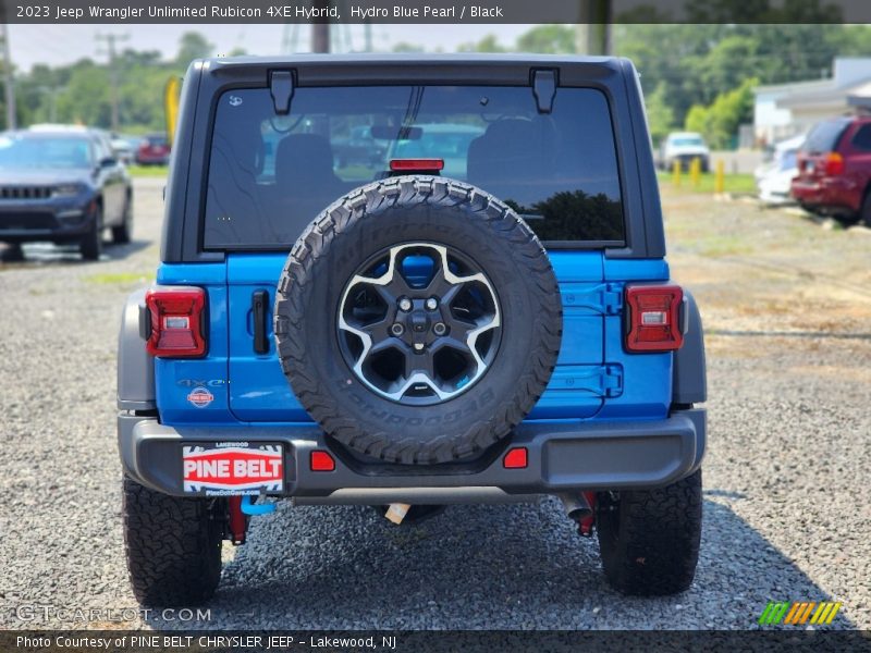Hydro Blue Pearl / Black 2023 Jeep Wrangler Unlimited Rubicon 4XE Hybrid