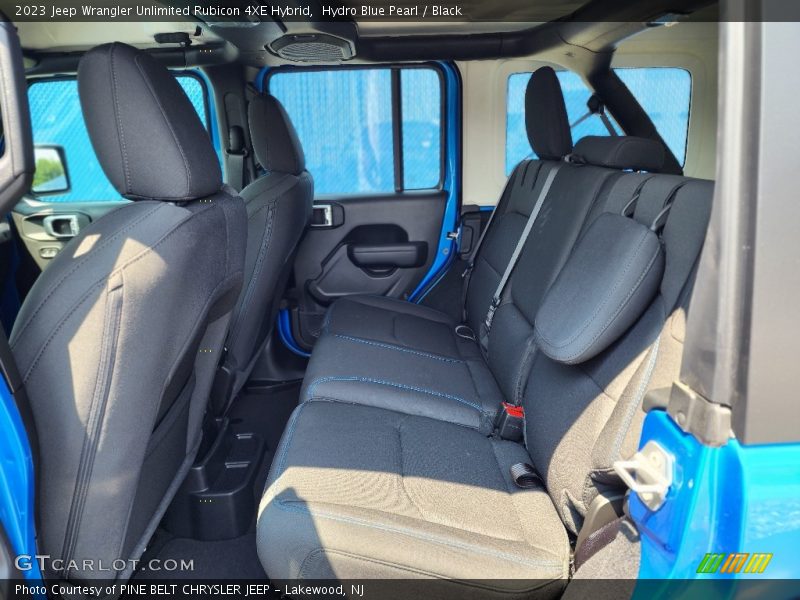 Hydro Blue Pearl / Black 2023 Jeep Wrangler Unlimited Rubicon 4XE Hybrid
