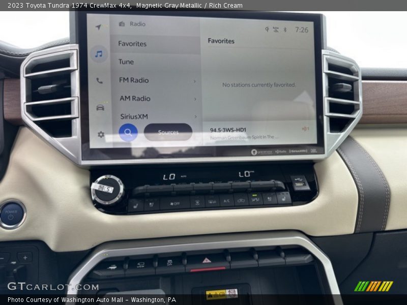 Magnetic Gray Metallic / Rich Cream 2023 Toyota Tundra 1974 CrewMax 4x4