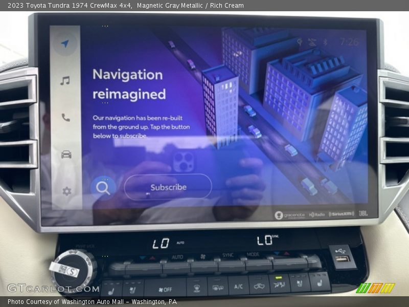 Magnetic Gray Metallic / Rich Cream 2023 Toyota Tundra 1974 CrewMax 4x4