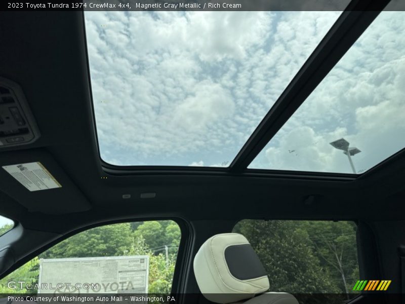 Sunroof of 2023 Tundra 1974 CrewMax 4x4