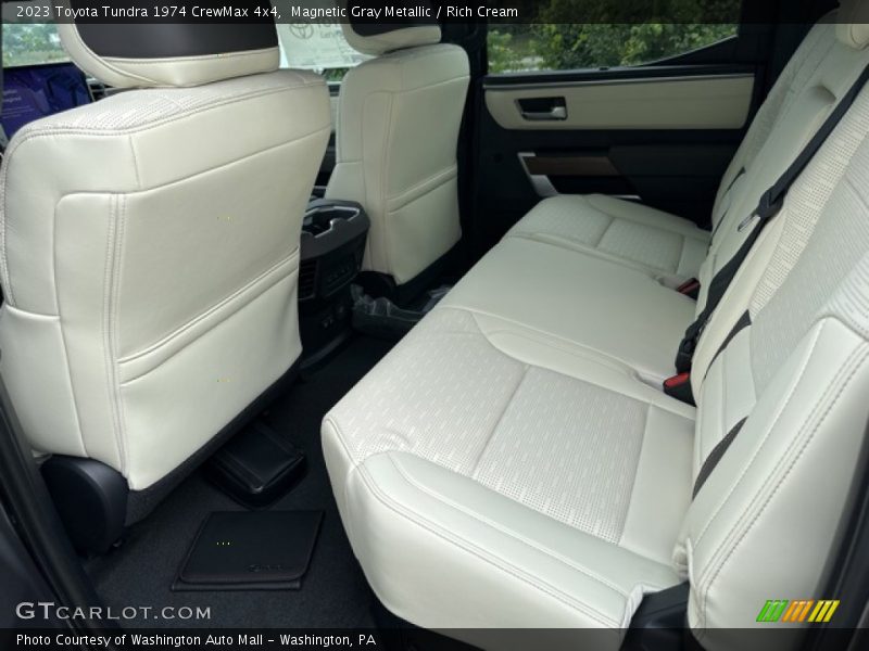 Rear Seat of 2023 Tundra 1974 CrewMax 4x4