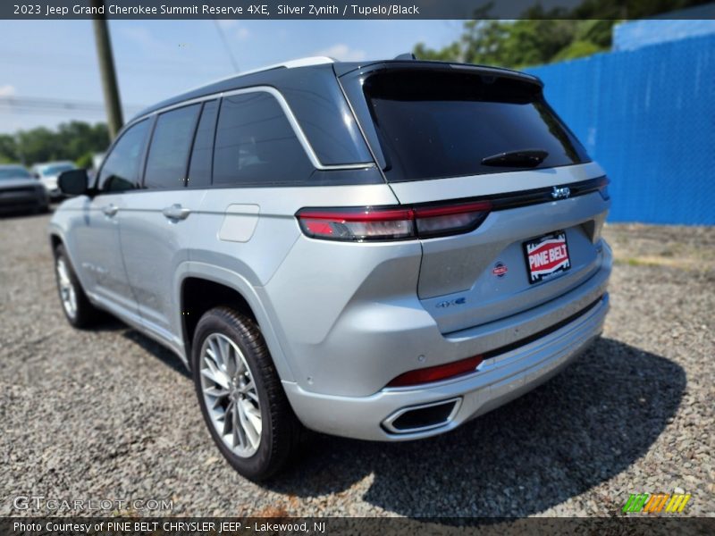 Silver Zynith / Tupelo/Black 2023 Jeep Grand Cherokee Summit Reserve 4XE