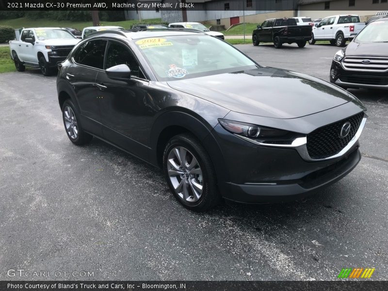 Machine Gray Metallic / Black 2021 Mazda CX-30 Premium AWD