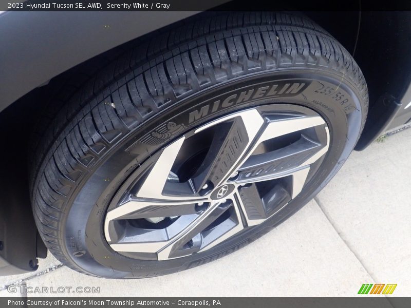 Serenity White / Gray 2023 Hyundai Tucson SEL AWD