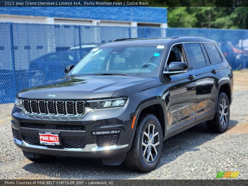 Rocky Mountain Pearl / Global Black 2023 Jeep Grand Cherokee L Limited 4x4
