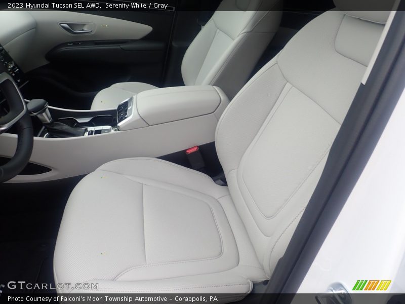 Serenity White / Gray 2023 Hyundai Tucson SEL AWD
