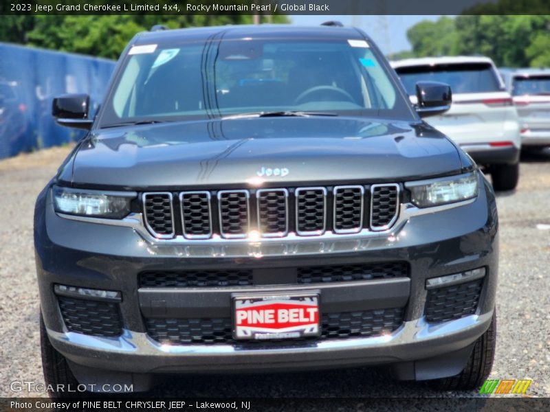 Rocky Mountain Pearl / Global Black 2023 Jeep Grand Cherokee L Limited 4x4