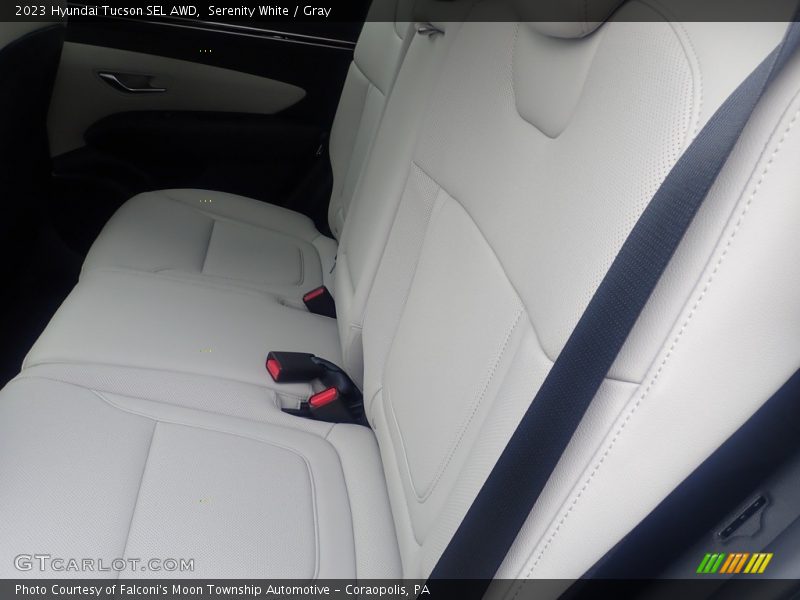 Serenity White / Gray 2023 Hyundai Tucson SEL AWD