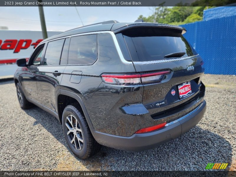 Rocky Mountain Pearl / Global Black 2023 Jeep Grand Cherokee L Limited 4x4