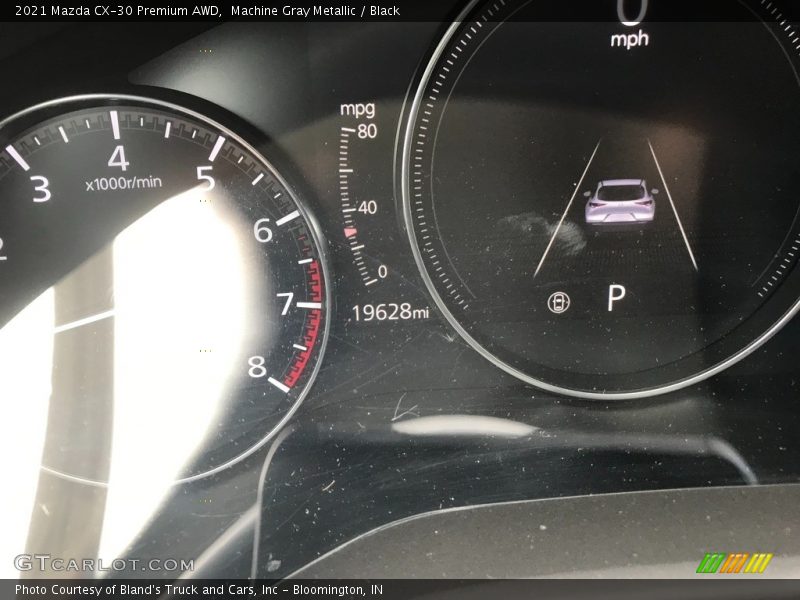 Machine Gray Metallic / Black 2021 Mazda CX-30 Premium AWD