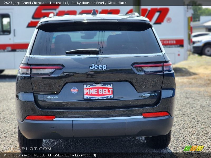 Rocky Mountain Pearl / Global Black 2023 Jeep Grand Cherokee L Limited 4x4