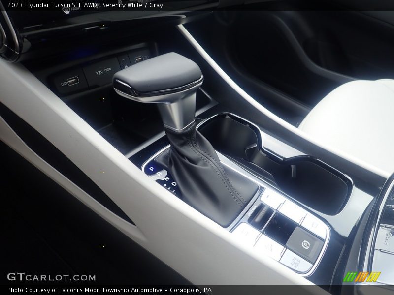 Serenity White / Gray 2023 Hyundai Tucson SEL AWD