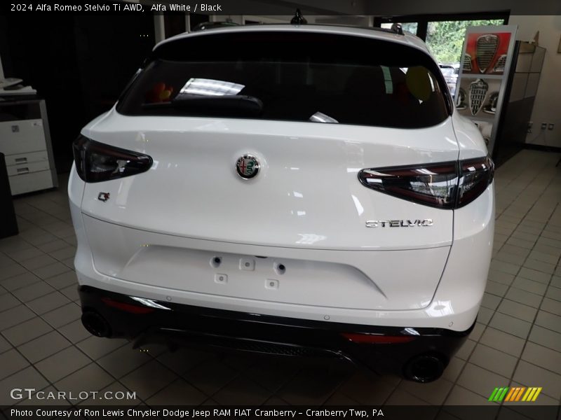 Alfa White / Black 2024 Alfa Romeo Stelvio Ti AWD