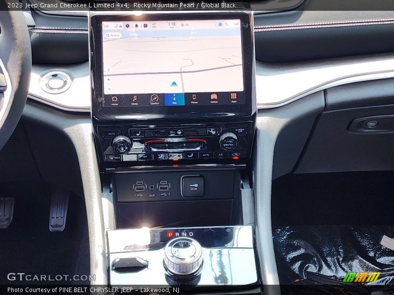 Rocky Mountain Pearl / Global Black 2023 Jeep Grand Cherokee L Limited 4x4