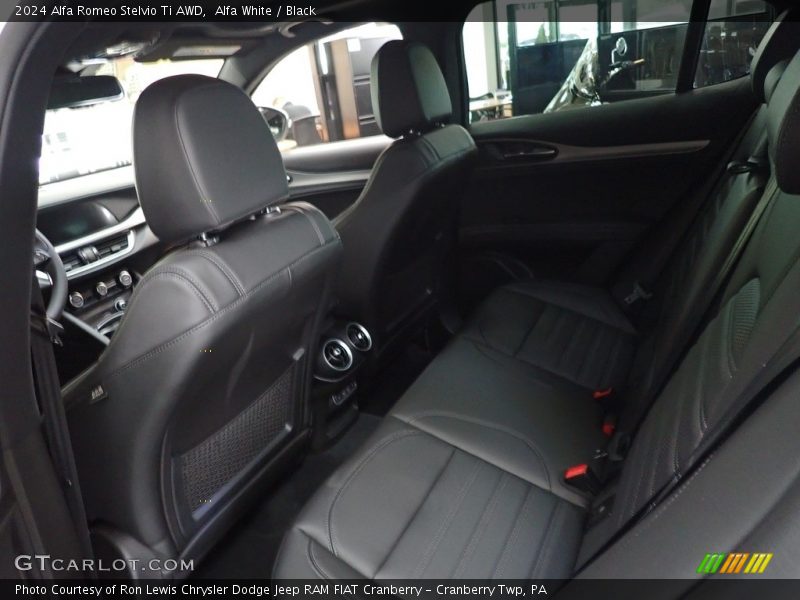 Rear Seat of 2024 Stelvio Ti AWD