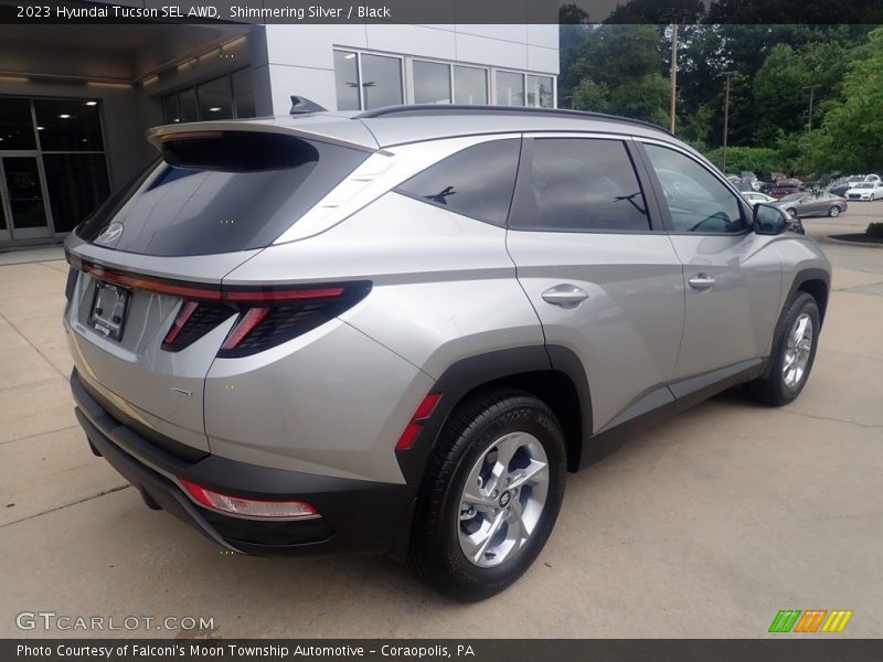 Shimmering Silver / Black 2023 Hyundai Tucson SEL AWD
