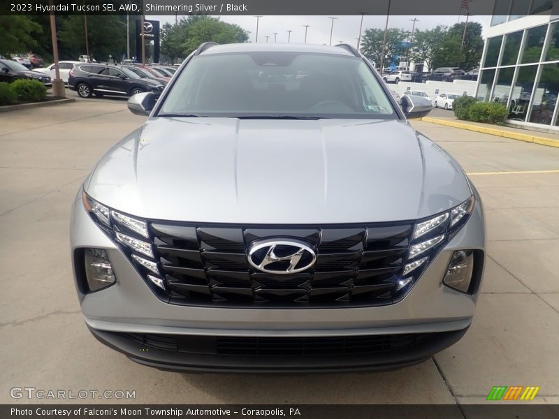 Shimmering Silver / Black 2023 Hyundai Tucson SEL AWD