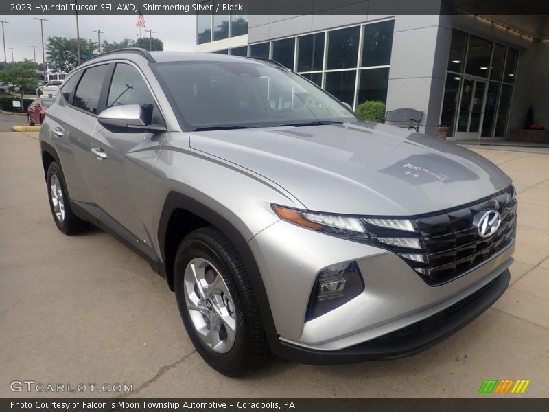 Shimmering Silver / Black 2023 Hyundai Tucson SEL AWD
