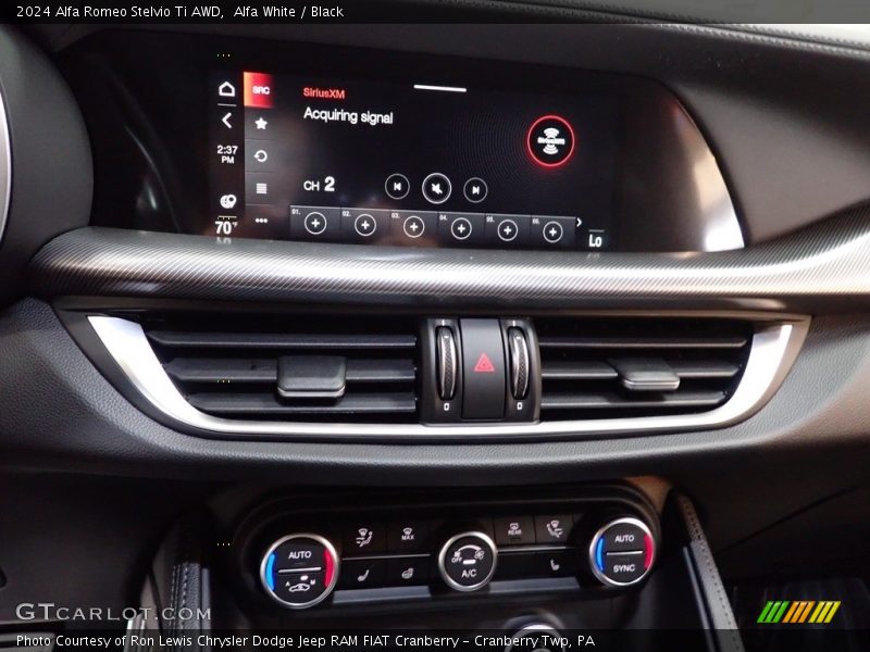 Controls of 2024 Stelvio Ti AWD