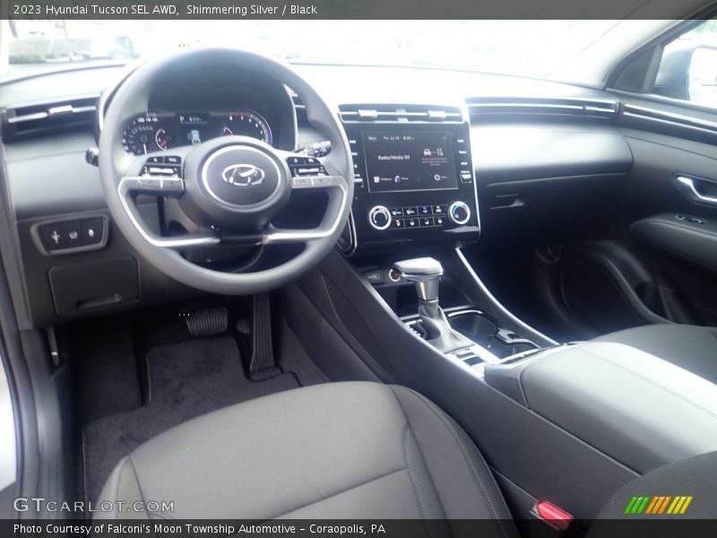 Shimmering Silver / Black 2023 Hyundai Tucson SEL AWD