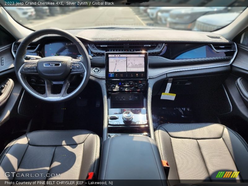 Silver Zynith / Global Black 2023 Jeep Grand Cherokee 4XE