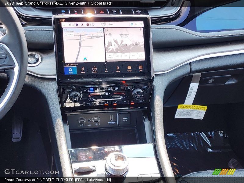 Silver Zynith / Global Black 2023 Jeep Grand Cherokee 4XE