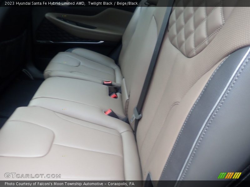 Twilight Black / Beige/Black 2023 Hyundai Santa Fe Hybrid Limited AWD