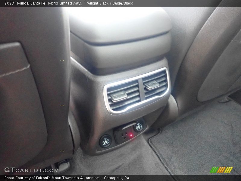 Twilight Black / Beige/Black 2023 Hyundai Santa Fe Hybrid Limited AWD