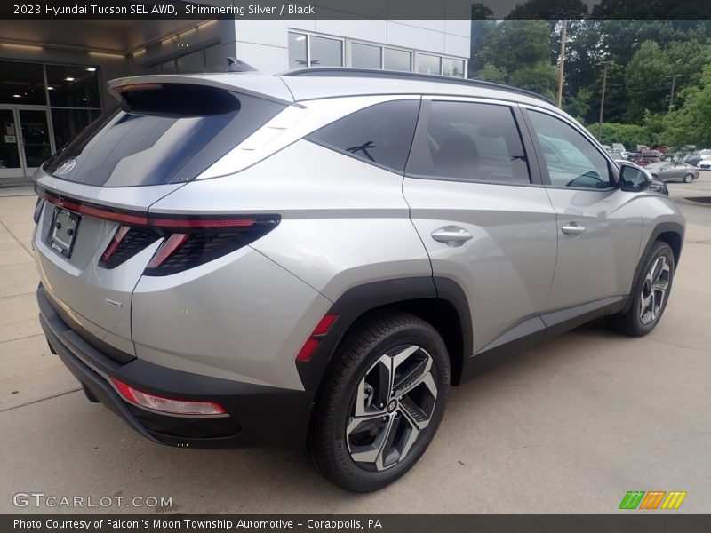 Shimmering Silver / Black 2023 Hyundai Tucson SEL AWD