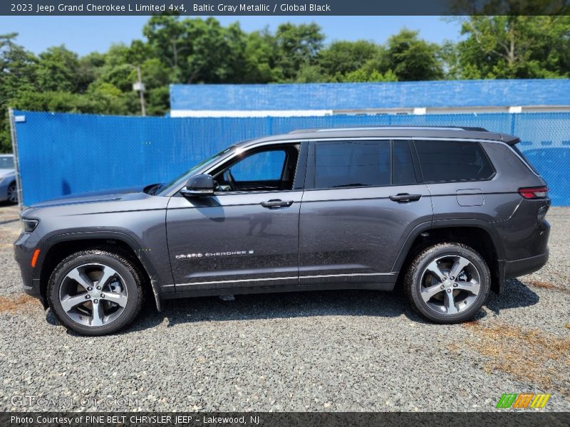 Baltic Gray Metallic / Global Black 2023 Jeep Grand Cherokee L Limited 4x4