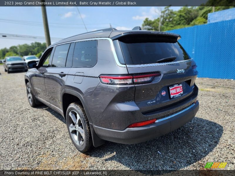 Baltic Gray Metallic / Global Black 2023 Jeep Grand Cherokee L Limited 4x4