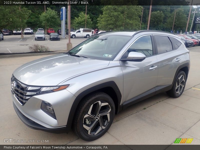 Shimmering Silver / Black 2023 Hyundai Tucson SEL AWD