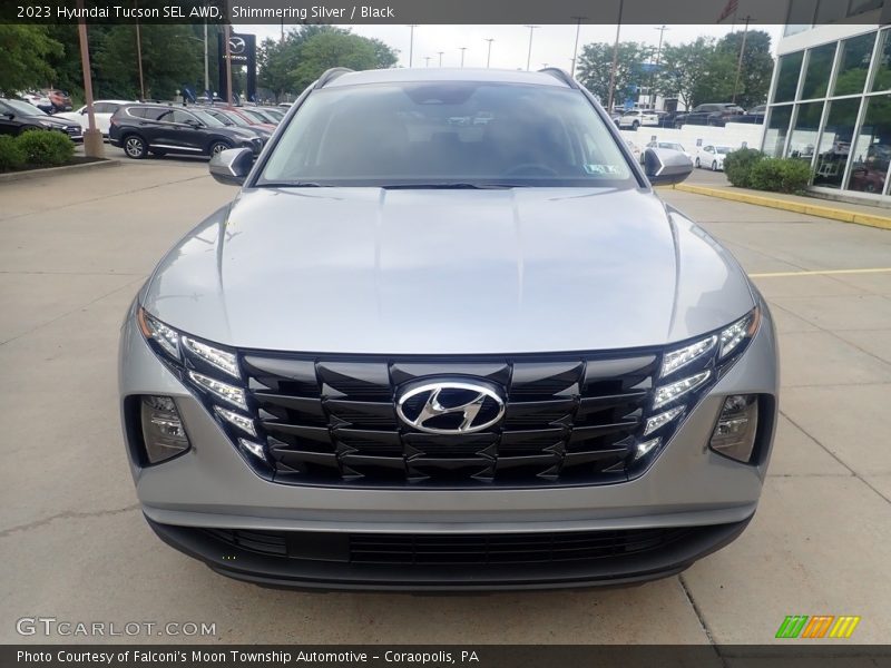 Shimmering Silver / Black 2023 Hyundai Tucson SEL AWD