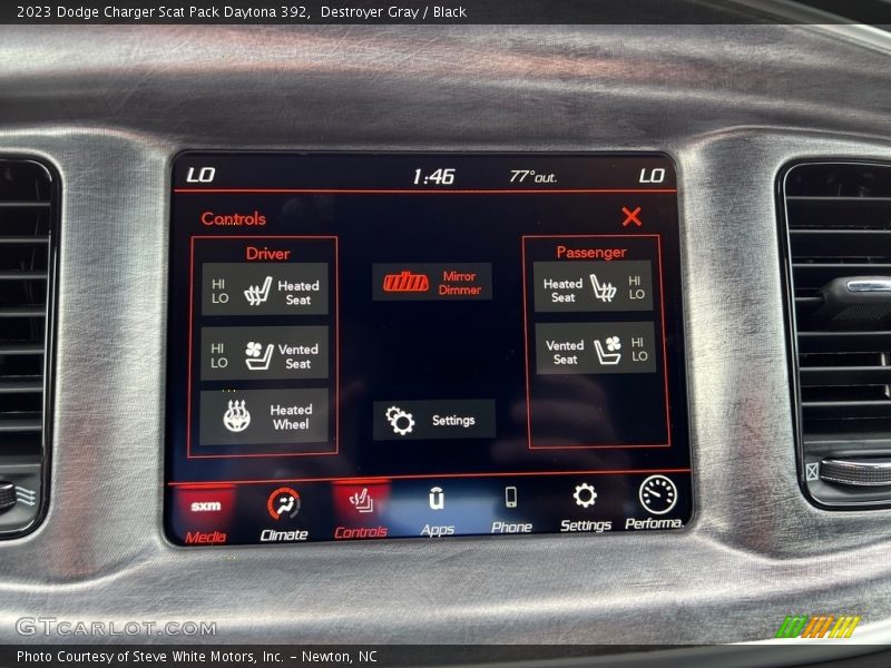 Destroyer Gray / Black 2023 Dodge Charger Scat Pack Daytona 392