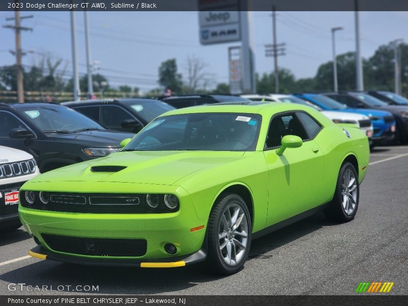 Front 3/4 View of 2023 Challenger GT AWD