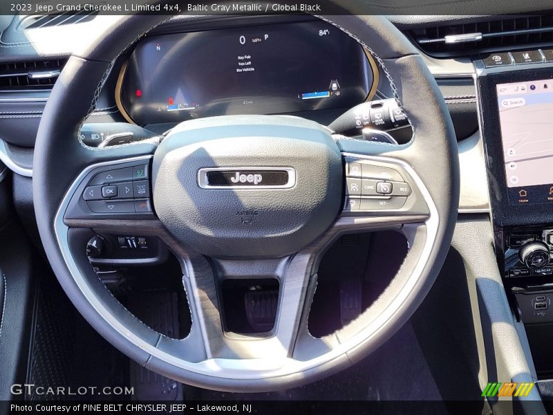 Baltic Gray Metallic / Global Black 2023 Jeep Grand Cherokee L Limited 4x4