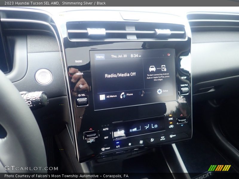 Shimmering Silver / Black 2023 Hyundai Tucson SEL AWD