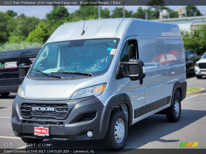 Bright Silver Metallic / Black 2023 Ram ProMaster 1500 High Roof Cargo Van