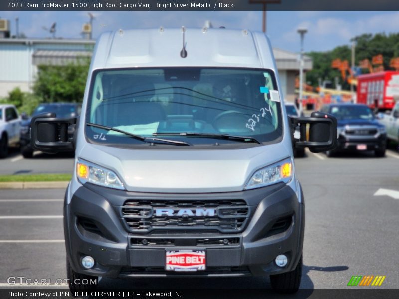 Bright Silver Metallic / Black 2023 Ram ProMaster 1500 High Roof Cargo Van
