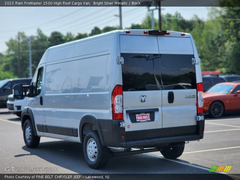 Bright Silver Metallic / Black 2023 Ram ProMaster 1500 High Roof Cargo Van