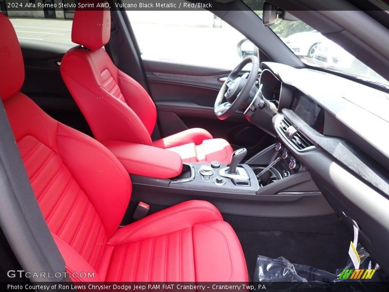 Front Seat of 2024 Stelvio Sprint AWD