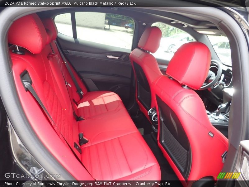 Rear Seat of 2024 Stelvio Sprint AWD